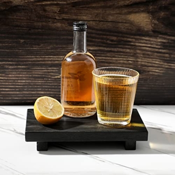 Natural Handmade Pine Wood Soap Dispenser Tray for Kitchen