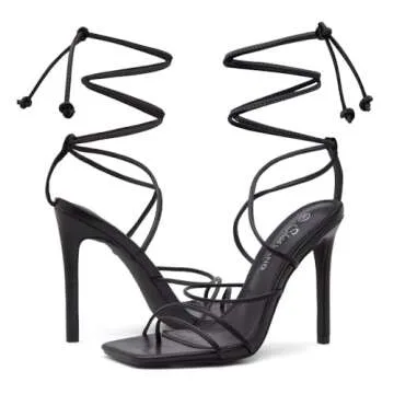 Stylish Shoe Land SL-Finely Lace-Up Heels for Women