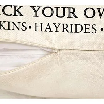 4TH Emotion Fall Decor Pillow Covers Set of 4 - 18x18