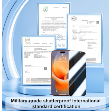 QHOHQ Privacy Screen Protector Series for iPhone 17 Pro Max