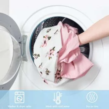 TILLYOU Cotton Fitted Bassinet Sheets for Baby Boy Girl, Fit for Halo Bassinet Swivel Sleeper, Adapt to Hourglass Bassinet Mattress Sheet, 31.5'' x 18'', 2 Pack Floral & Pink