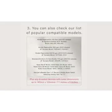 Book Cover for Any eReader up to 7.5 to 5.1 Inches in Size. Fits Any e-Book Reader Including kobo, Nook, Kindle, Paperwhite, Colorsoft, Sony, storytel and More. (Floral Green)