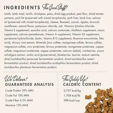 Fromm Four-Star Nutritionals Lamb & Lentil Dog Food - Premium Dry Dog Food - Lamb Recipe - 4 lb