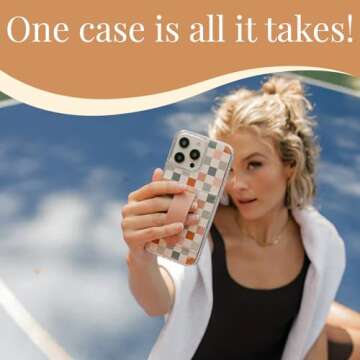 WALLI CASES for iPhone 14 Pro Case - Phone Case with Card Holder - Wallet Phone Case with Card Slots, Kickstand & Finger Strap - Vegan Leather - Cute Phone Cases Compatible with iPhone 14 Pro