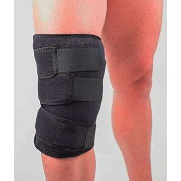 Knee Ice Pack Wrap Soft Brace + Compression for Post Knee Surgery, Knee Injuries, Fast Pain Relief, ...