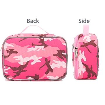 FlowFly Kids Insulated Lunch Box Pink Camo Thermal Tote