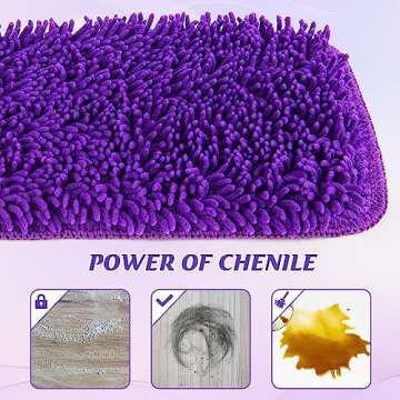 7 Pack Reusable Mop Pads Compatible with Swiffer Wet Jet Mop - Papclean Wet Pads Refills Mopping Cloths Washable Microfiber Mop Pads for Swiffer Wetjet 12" Mop Wet Dry Wood Floor Cleaning, Purple