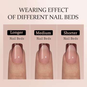 BTArtboxnails XCOATTIPS Press on Nails - French Tip Press on Nails, Fake Nails Short Square Nail Tips, Skin Tones Soft Gel Nails False Nail, Soak Off Acrylic Nails Valentines Day Gift