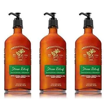 Hydrating Bath & Body Works Eucalyptus Spearmint Lotion 3 Pack