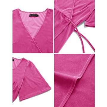 Stylish MEROKEETY Velvet Maxi Dress for weddings and parties