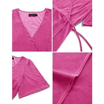 Stylish MEROKEETY Velvet Maxi Dress for weddings and parties