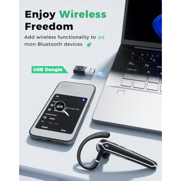 Eigsupia Bluetooth Headset V5.4 - Optimal Sound & Functionality