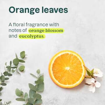 ATTITUDE Liquid Hand Soap, EWG Verified, Plant and Mineral-Based, Vegan Personal Care Products, Orange Leaves, 67.6 Fl Oz