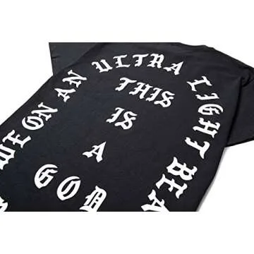 I Feel Like Pablo Short Sleeve Shirt Life of Pablo (US, Alpha, XX-Large, Regular, Regular, Black)