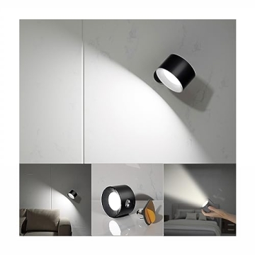 Koopala LED Wall Sconces Rechargeable with 3 Brightness Settings