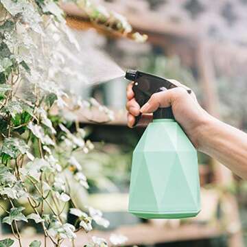 REPUGO Empty Spray Bottles, 20oz Adjustable Nozzle Hair Spray Bottles, 600ml Durable Spray Bottles for Cleaning Solutions, Multi Purpose Use Pressure Watering Can for Indoor Outdoor Plants.