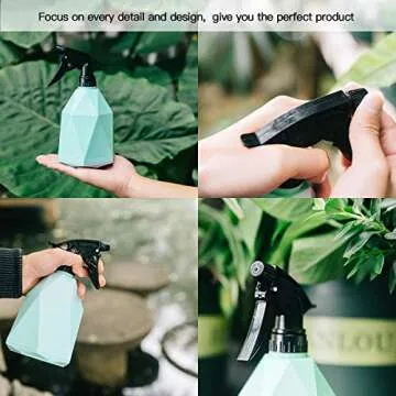 REPUGO Empty Spray Bottles, 20oz Adjustable Nozzle Hair Spray Bottles, 600ml Durable Spray Bottles for Cleaning Solutions, Multi Purpose Use Pressure Watering Can for Indoor Outdoor Plants.