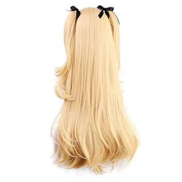 LeMarnia Gold & Yellow Synthetic Wig for Cosplay
