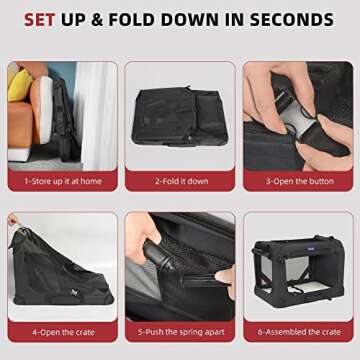 Petprsco Large Cat Carrier for 2 Cats Small Medium Dogs, Soft Pet Carrier 24x17x17 for Traveling with Warm Blanket Foldable Bowl and Washable Pad