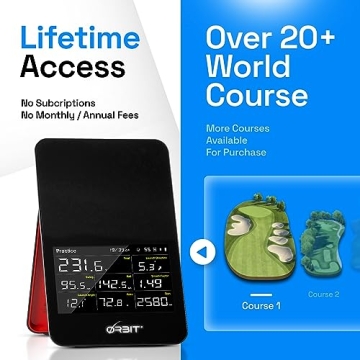 OPTISHOT Orbit Golf Simulator with 20 Courses Included