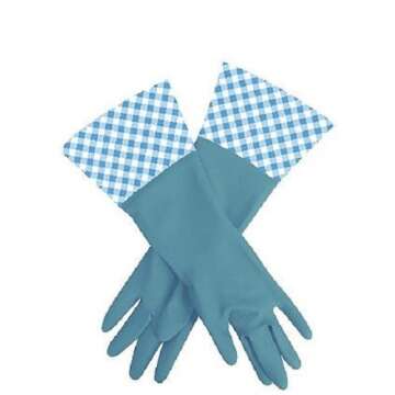 HIC Harold Import Co. Glam Latex Dishwashing Gloves 57524-HIC, assorted colors