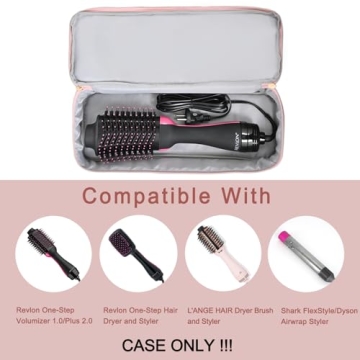 Double-Layer Carrying Case for Revlon Hair Dryer Brush