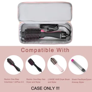 Double-Layer Carrying Case for Revlon Hair Dryer Brush