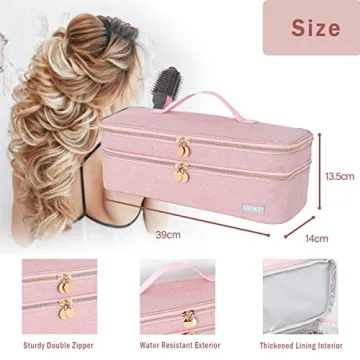 Double-Layer Carrying Case for Revlon Hair Dryer Brush