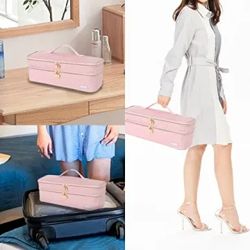 Double-Layer Carrying Case for Revlon Hair Dryer Brush