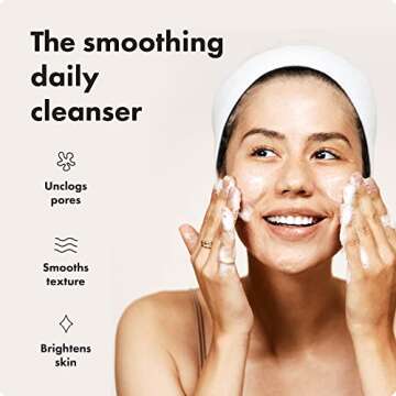 Hero Cosmetics Clear Collective Exfoliating Jelly Cleanser - Gentle Daily Foam Facial Cleanser, Remo...
