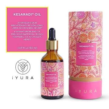 iYURA Kesaradi Face Oil - 5000-year-old Recipe with Exotic Saffron, Turmeric & Rose – For Visibly ...