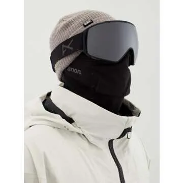 Anon M4 Goggles (Toric) + Bonus Lens + MFI Face Mask, Frame: Smoke, Lens: Perceive Sunny Onyx