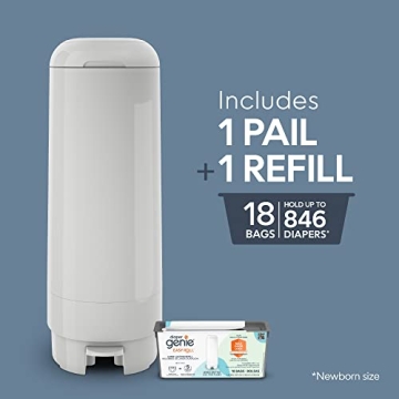 Diaper Genie Signature Pail | Ultimate Diaper Disposal Solution