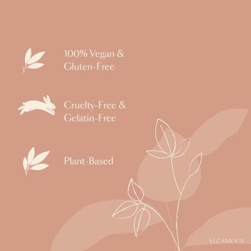 VEGAMOUR GRO Biotin Gummies for Healthy Hair, Vegan