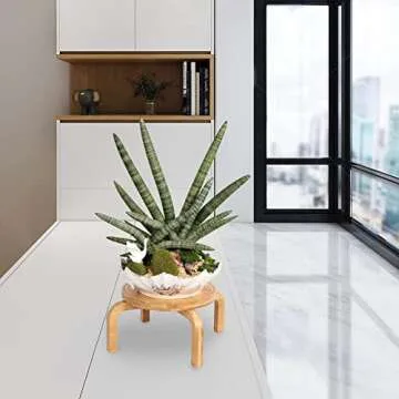 Vigordream Bamboo Plant Stand for Indoor Plants