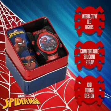Kids Marvel Spider-Man Digital Watch - LCD Quartz Watch ⌚️