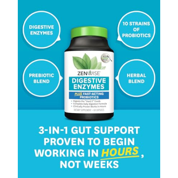 Zenwise Digestive Enzymes for Optimal Gut Health - 60 CT