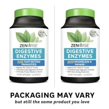 Zenwise Digestive Enzymes for Optimal Gut Health - 60 CT