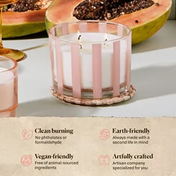 Paddywax Al Fresco Pink Pepper + Plum Candle 12oz