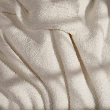 R.SHARE Beige Throw Blanket 50x70 Inch Reversible, Feather Knit Tan Cream Taupe Microfiber Soft Comfy Cozy Lightweight Fluffy Fuzzy Warm Cute for Couch Sofa Chair Bed Home