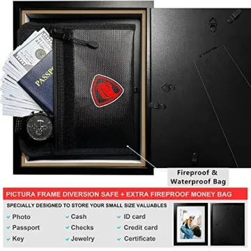 Photo Frame Safe - Fireproof & Waterproof Mini Safe