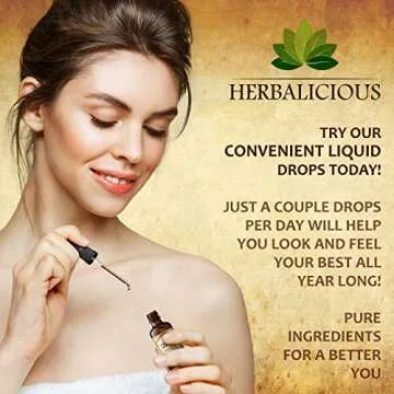 HERBALICIOUS Licorice Root Extract – Pure Glycyrrhiza Glabra Supplement – Supports Digestive & R...