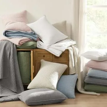 Elegant WDCOZY Beige King Size Quilt Set for All Seasons