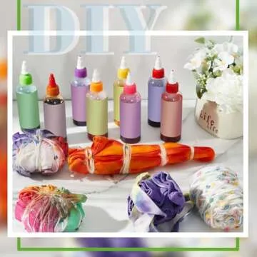 Silkfly 6 Pcs White Cotton Fanny Pack for Tie Dye Kit White Items Things To Tie Dye Party Supplies W...