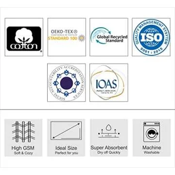 COTTON CRAFT Ultra Soft Bath Towels in Teal - Luxurious Comfort