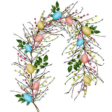 Vibrant Winlyn 6 FT Easter Garland for Spring Decor