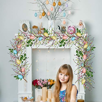 Vibrant Winlyn 6 FT Easter Garland for Spring Decor