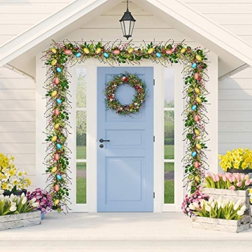 Vibrant Winlyn 6 FT Easter Garland for Spring Decor