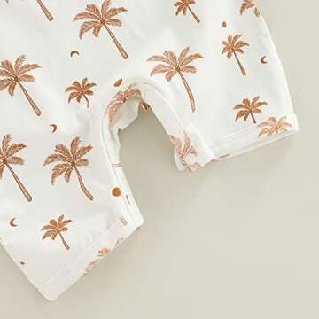 CIYCUIT Baby Boy Sleeveless Romper for Newborn Wear