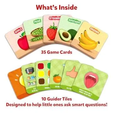 Skillmatics Guess in 10 Junior: A Fun Food Guessing Game for Kids Ages 3-6